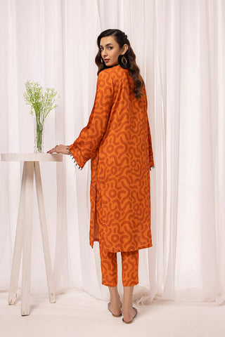 2-PC Stitched Printed Arabic Lawn Suit