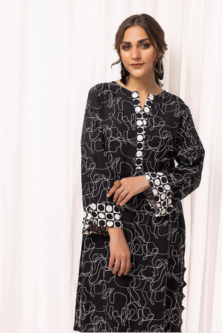 Ellena - 2-PC Stitched Printed Arabic Lawn Suit