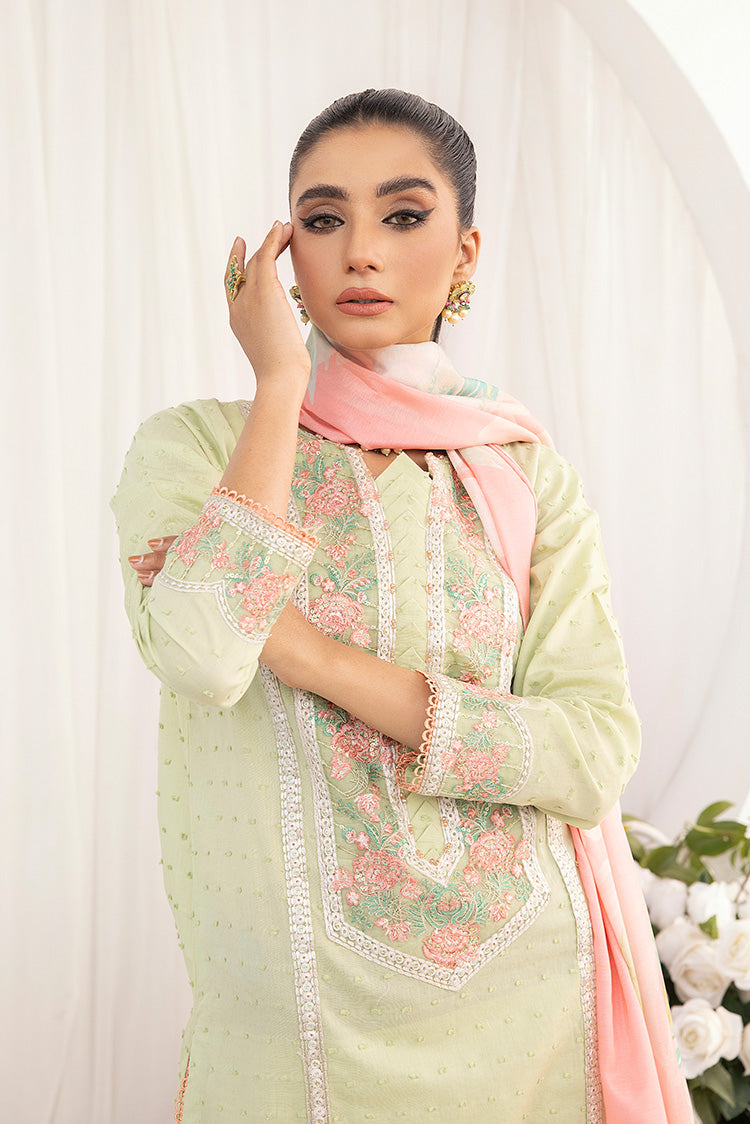 Picture of Ellena - 3-PC Stitched Embroidered Suit - Available at Raja Sahib