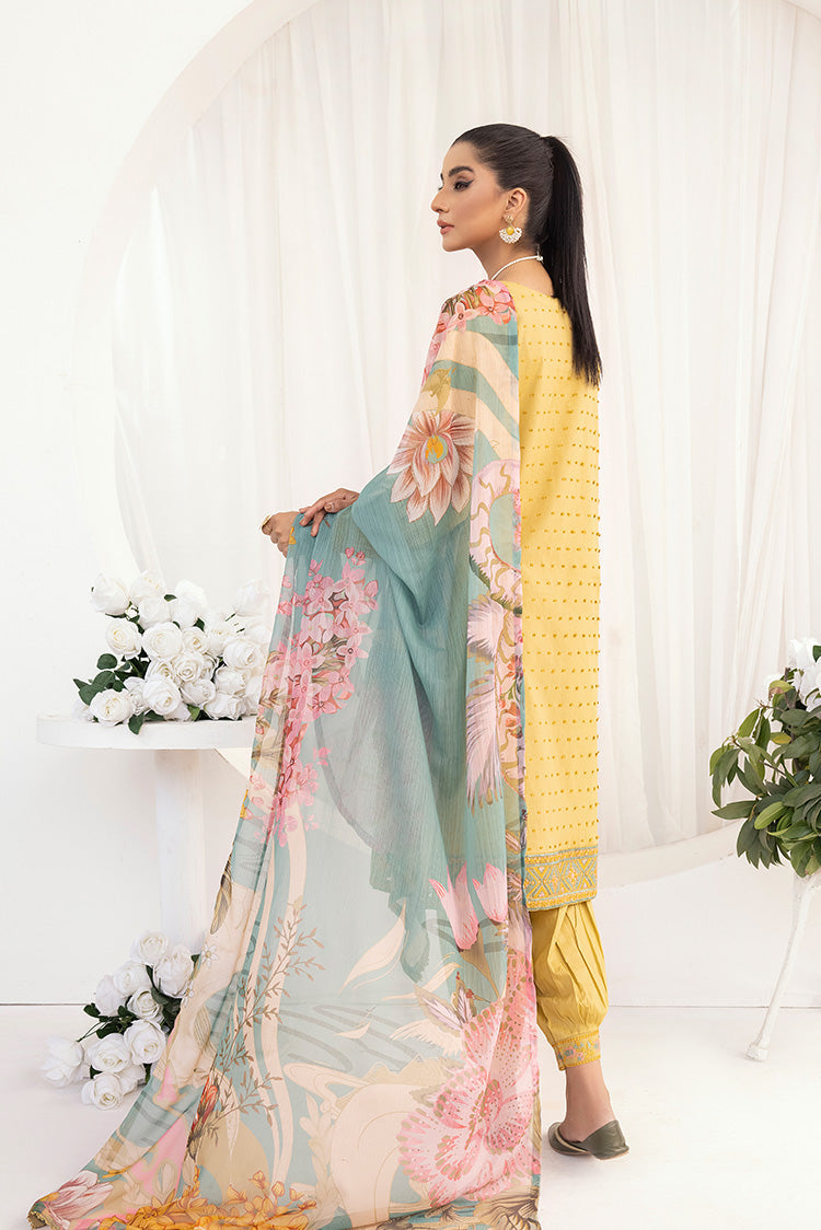 Picture of Ellena - 3-PC Stitched Embroidered Suit - Available at Raja Sahib