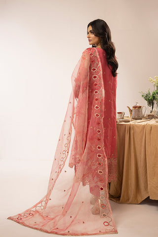 Ellena - 3-PC Stitched Fancy Embroidered Organza Suit