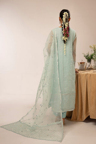 Ellena - 3-PC Stitched Fancy Embroidered Organza Suit