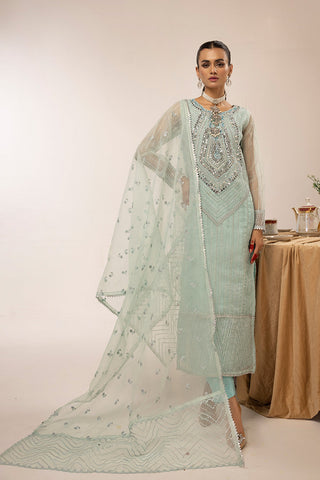 Ellena - 3-PC Stitched Fancy Embroidered Organza Suit