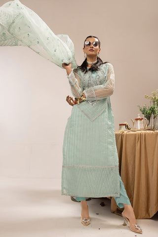 Ellena - 3-PC Stitched Fancy Embroidered Organza Suit