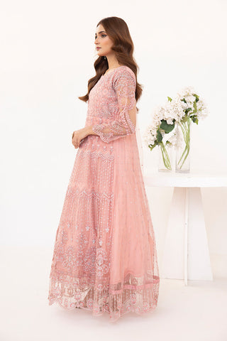 Ellena - Embroidered Net Maxi Dress