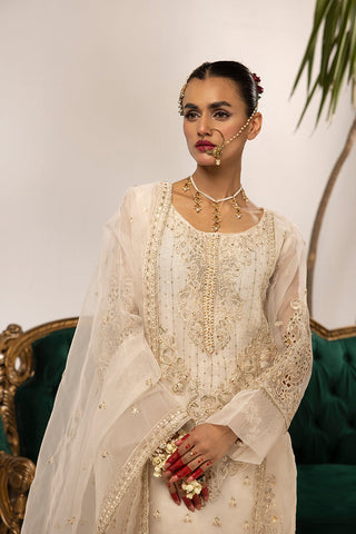 Ellena - 3-PC Stitched Fancy Embroidered Organza Suit