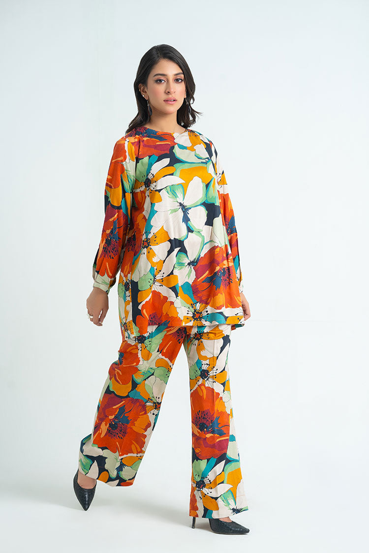 Picture of 2-PC Stitched Printed Marina Suit - Available at Raja Sahib