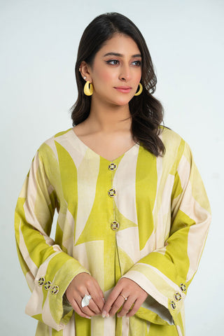 Ellena - 2-PC Stitched Printed Marina Suit