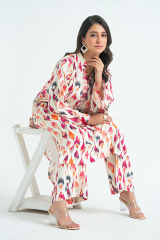 Ellena - 2-PC Stitched Printed Marina Suit