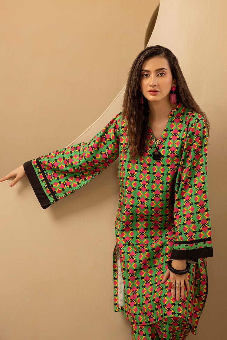 Picture of 2-PC Stitched Printed Marina Suit - Available at Raja Sahib