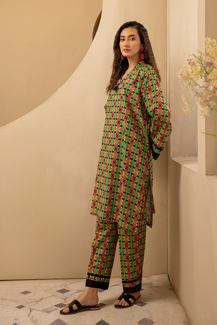 Picture of 2-PC Stitched Printed Marina Suit - Available at Raja Sahib