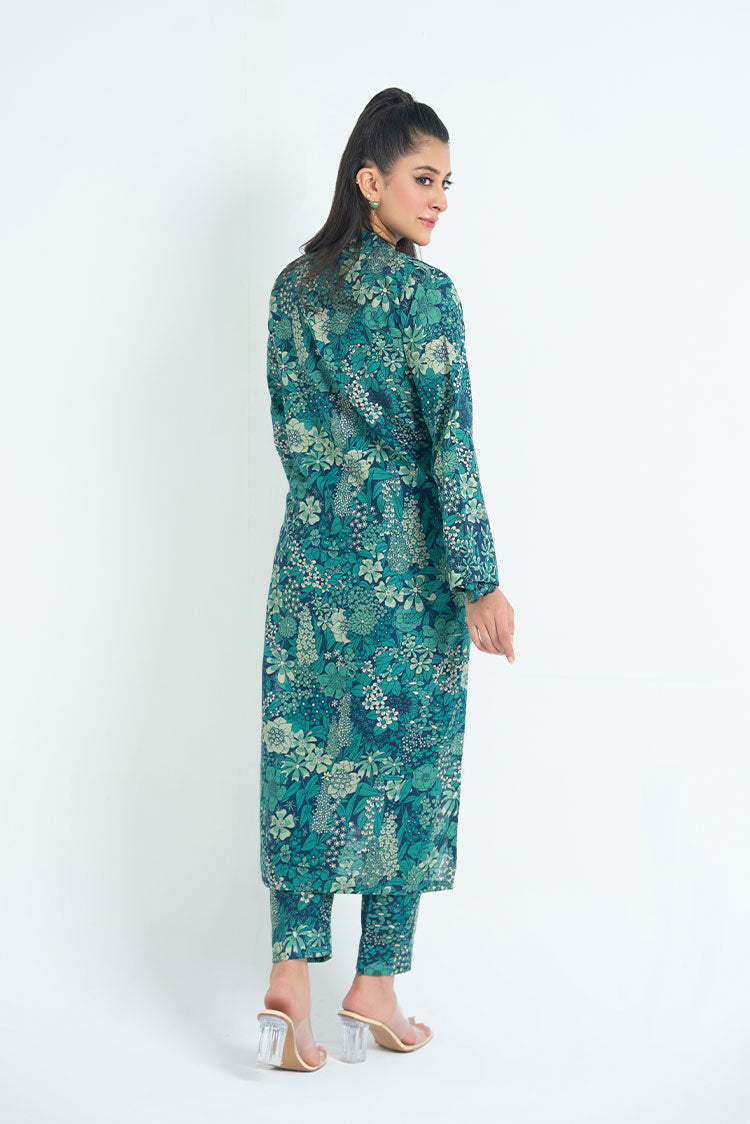 Picture of 2-PC Stitched Printed Khaddar Suit - Available at Raja Sahib