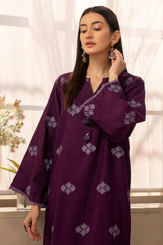 Ellena - 3-PC Stitched Embroidered Khaddar Suit