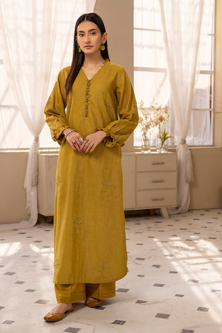 Ellena - 3-PC Stitched Embroidered Khaddar Suit