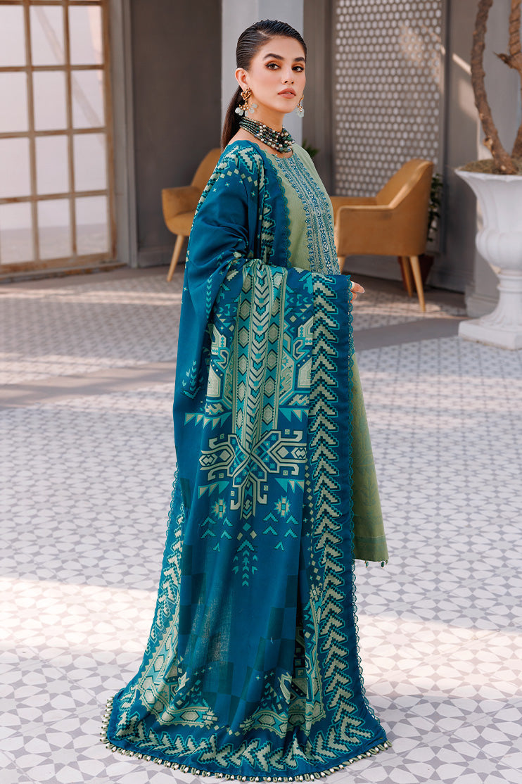 Picture of Ellena - 3-PC Unstitched Jacquard Suit - Available at Raja Sahib