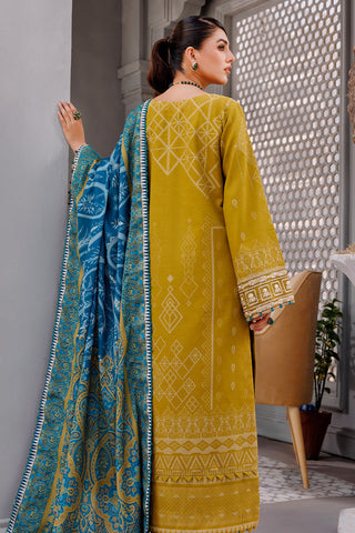 Ellena - 3-PC Unstitched Jacquard Suit