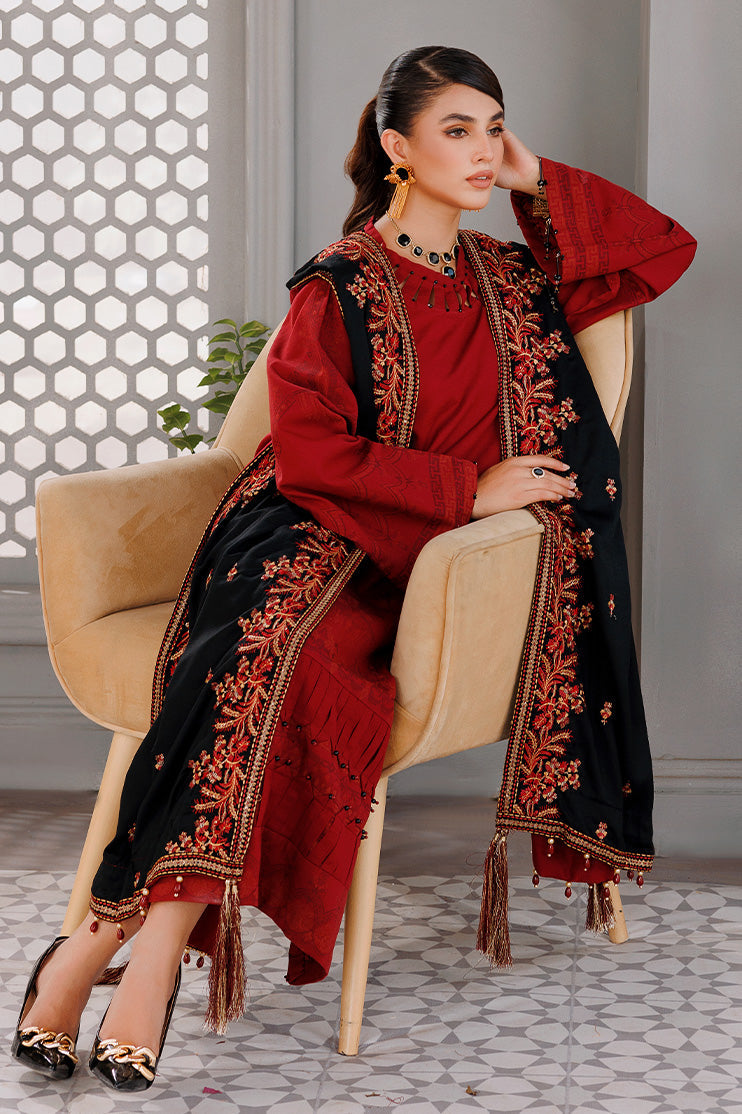 Picture of Ellena - 3-PC Unstitched Jacquard Suit - Available at Raja Sahib