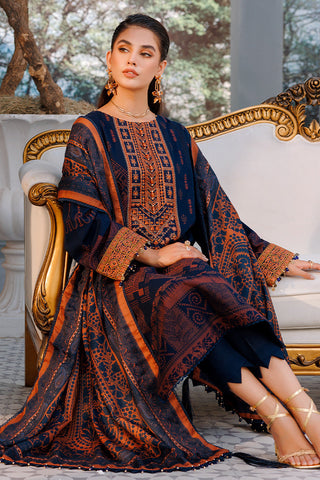 Ellena - 3-PC Unstitched Jacquard Suit