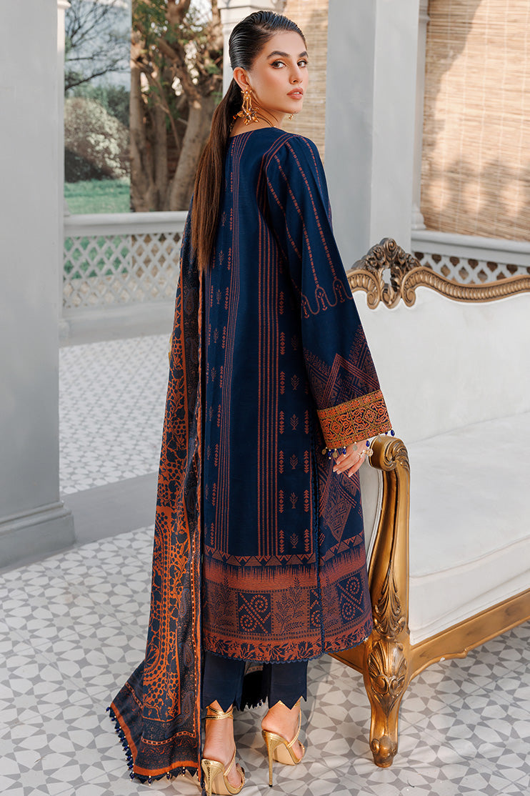 Picture of Ellena - 3-PC Unstitched Jacquard Suit - Available at Raja Sahib