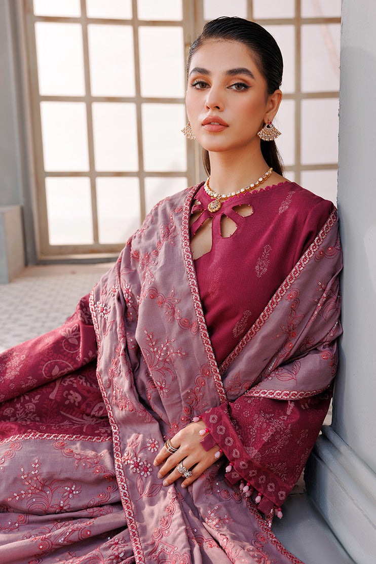 Picture of Ellena - 3-PC Unstitched Jacquard Suit - Available at Raja Sahib