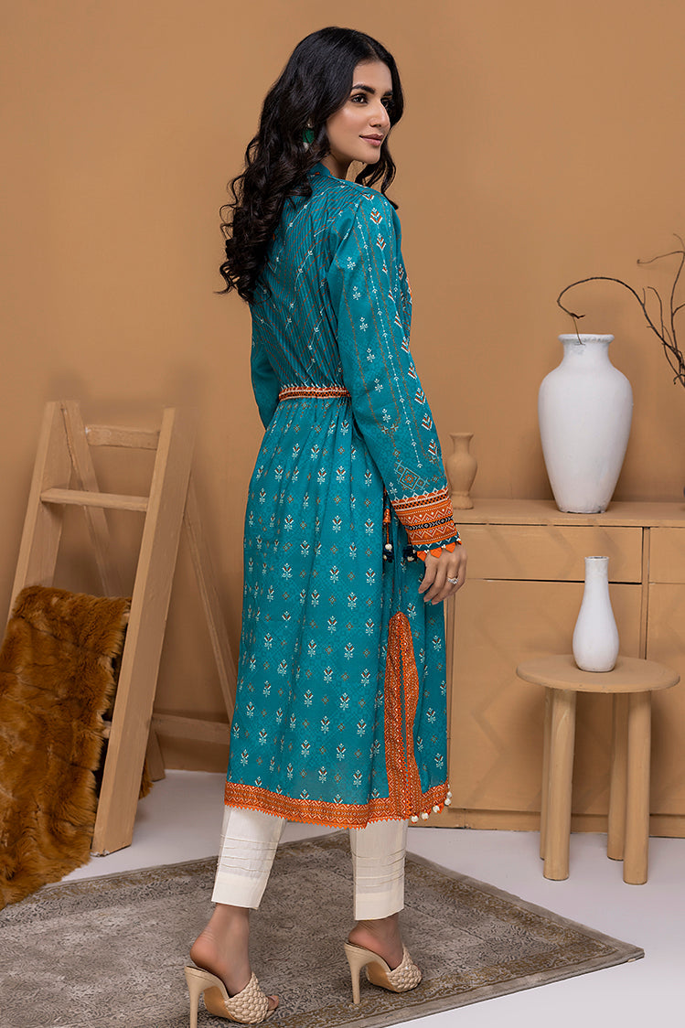 Picture of Ellena - EY-04 Amour Digital Printed Lawn Jacquard Kurti Collection Vol-1 - Available at Raja Sahib