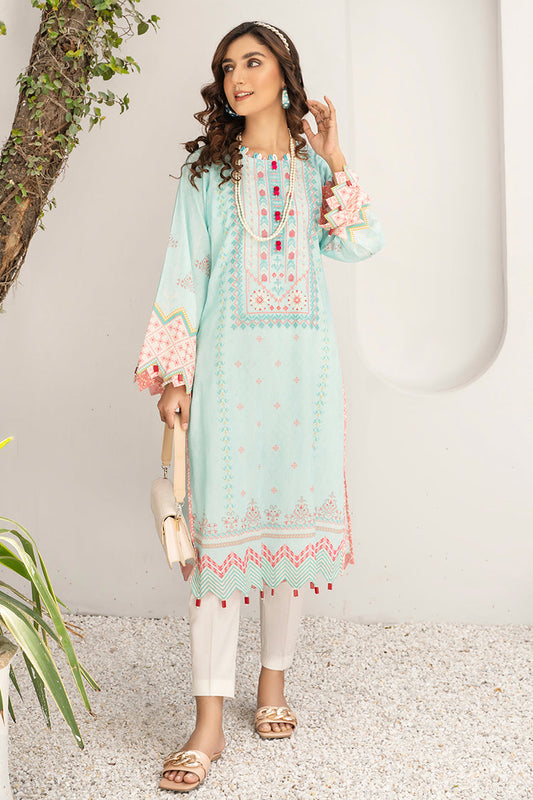 Picture of 1-PC Unstitched Jacquard Kurti - Available at Raja Sahib