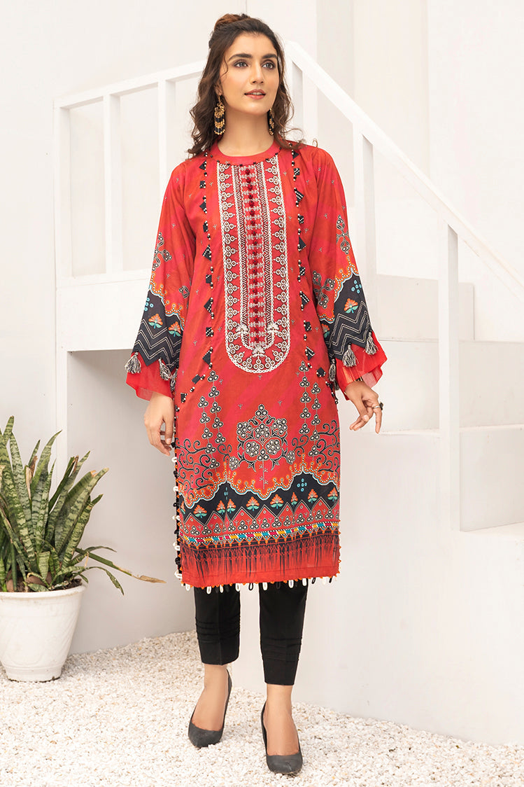 Embroidered Jacquard Kurti Collection 2022