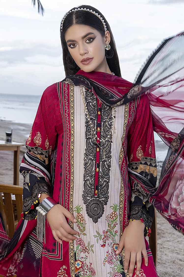 Picture of Ellena - 08 Gracie Guzel Lawn Collection - Available at Raja Sahib