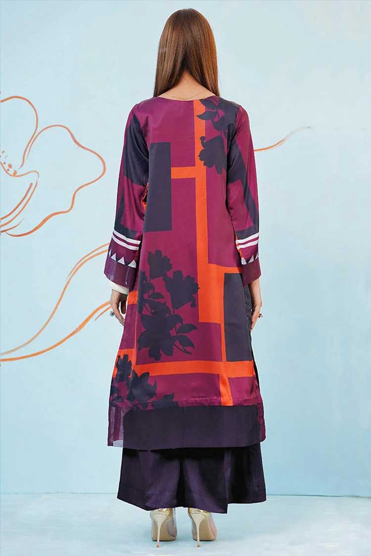 Picture of Ellena - 1 PC Kurti Soft Crepe Kurti Collection - Available at Raja Sahib