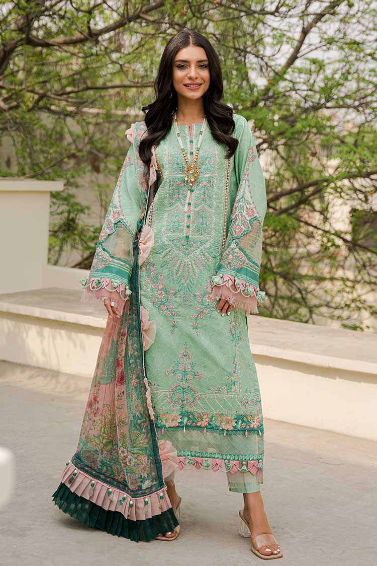 Picture of Ellena - 3-PC Unstitched Lawn Suit - Available at Raja Sahib