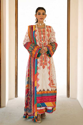 Picture of Ellena - 3-PC Unstitched Lawn Suit - Available at Raja Sahib