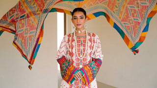 Picture of Ellena - 3-PC Unstitched Lawn Suit - Available at Raja Sahib