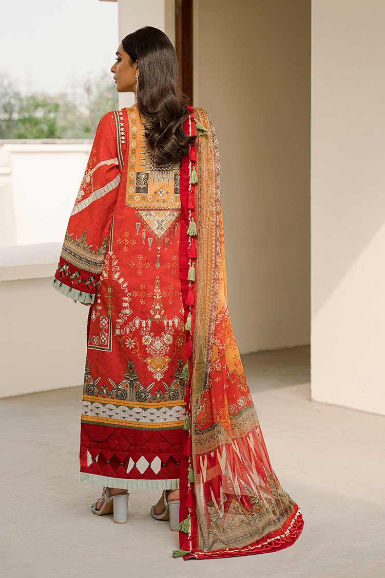 Picture of Ellena - 3-PC Unstitched Lawn Suit - Available at Raja Sahib