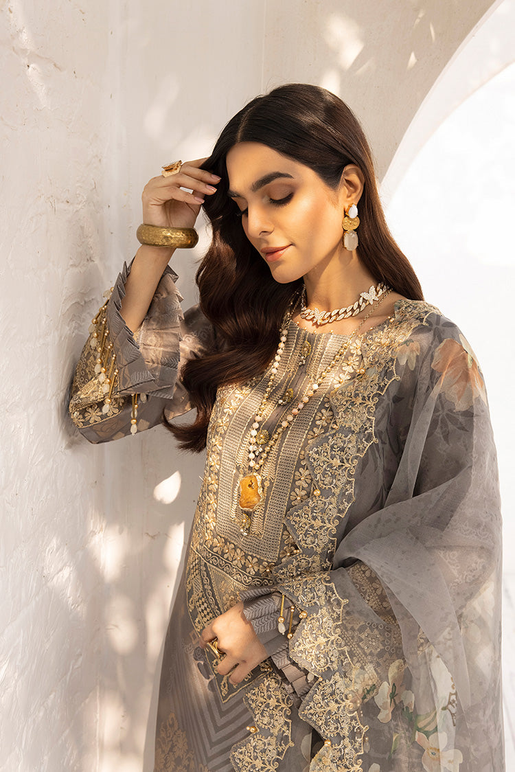 Picture of Ellena - 3-PC Unstitched Jacquard Suit - Available at Raja Sahib