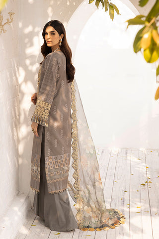 Ellena - 3-PC Unstitched Jacquard Suit