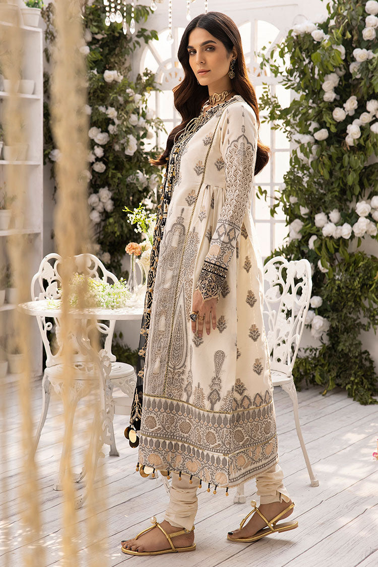 Picture of Ellena - 3-PC Unstitched Jacquard Suit - Available at Raja Sahib