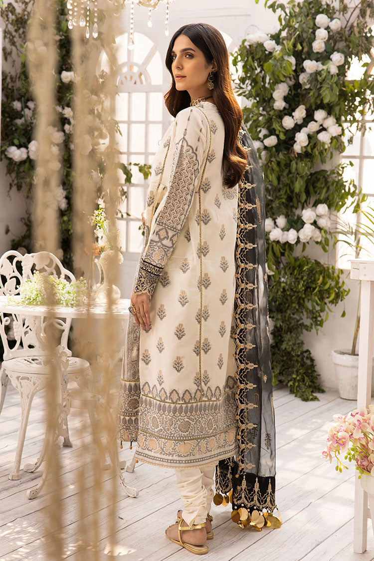 Picture of Ellena - 3-PC Unstitched Jacquard Suit - Available at Raja Sahib