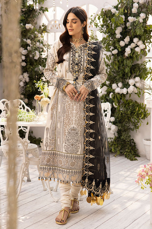 Picture of Ellena - 3-PC Unstitched Jacquard Suit - Available at Raja Sahib