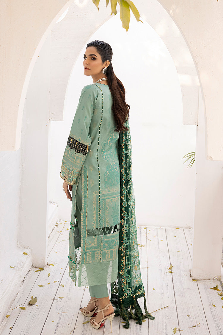 Picture of Ellena - 3-PC Unstitched Jacquard Suit - Available at Raja Sahib