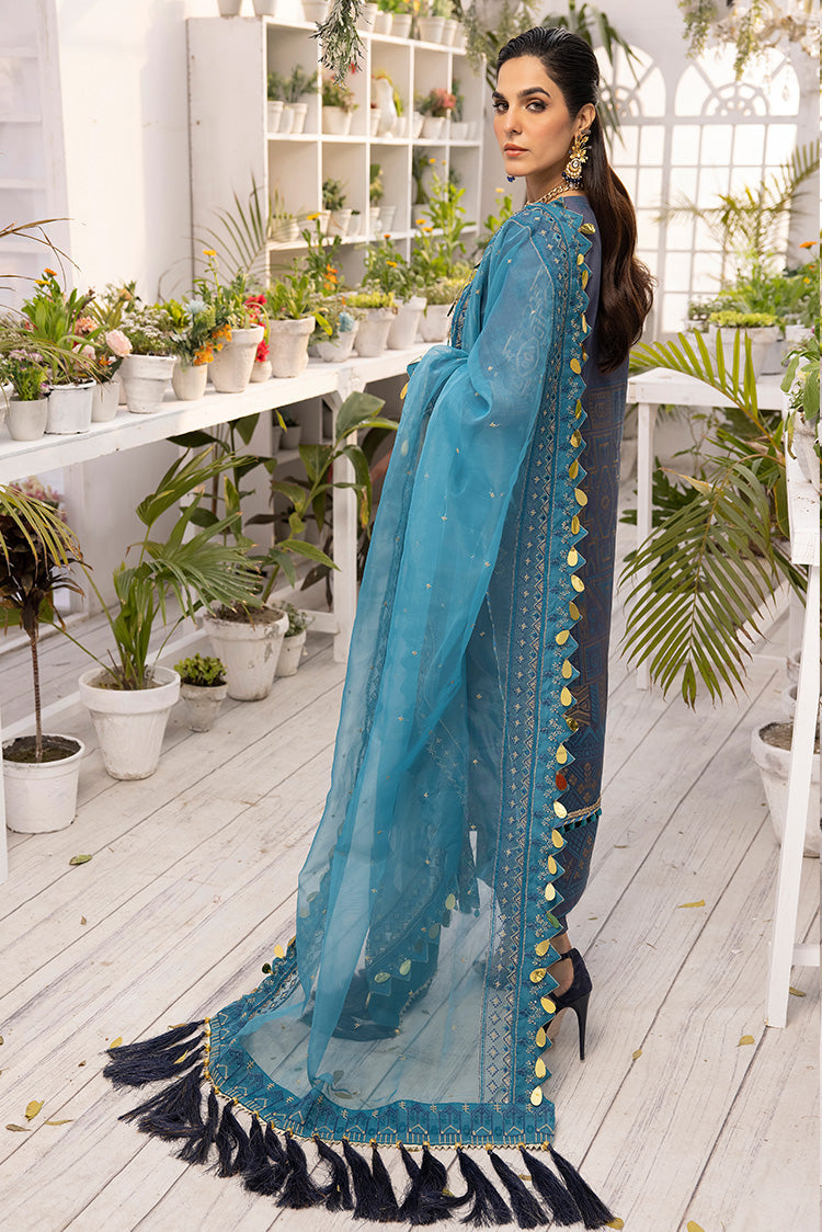 Picture of Ellena - 3-PC Unstitched Jacquard Suit - Available at Raja Sahib