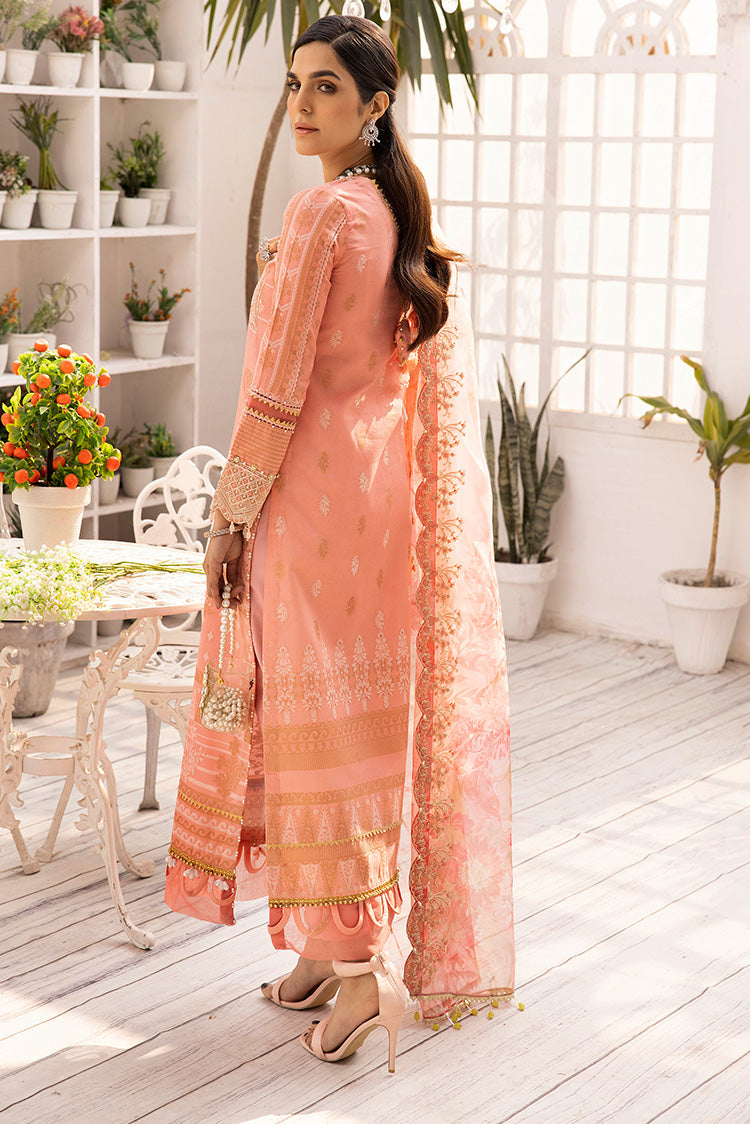 Picture of Ellena - 3-PC Unstitched Jacquard Suit - Available at Raja Sahib