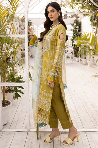 Ellena - 3-PC Unstitched Jacquard Suit