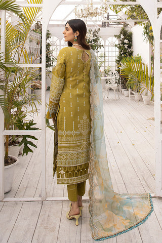 Ellena - 3-PC Unstitched Jacquard Suit