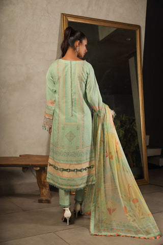 Ellena - 3-PC Unstitched Printed Lawn