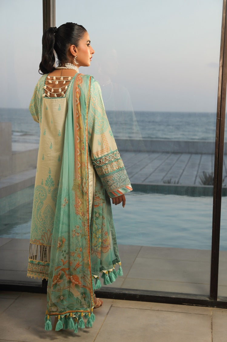 Picture of Ellena - 3-PC Unstitched Printed Lawn - Available at Raja Sahib