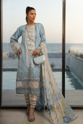 Ellena - 3-PC Unstitched Printed Lawn