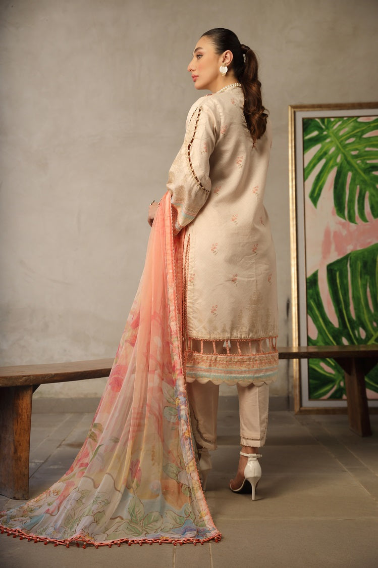 Picture of Ellena - 3-PC Unstitched Printed Lawn - Available at Raja Sahib