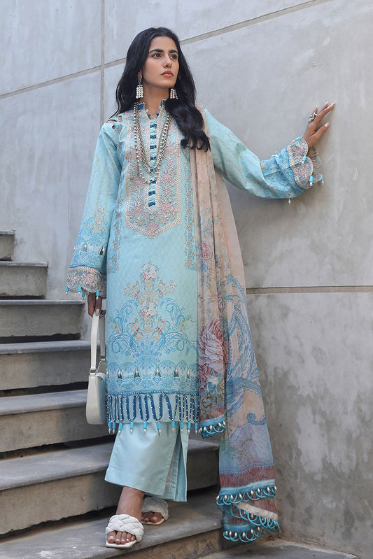 Picture of Ellena - 3-PC Unstitched Printed Lawn - Available at Raja Sahib