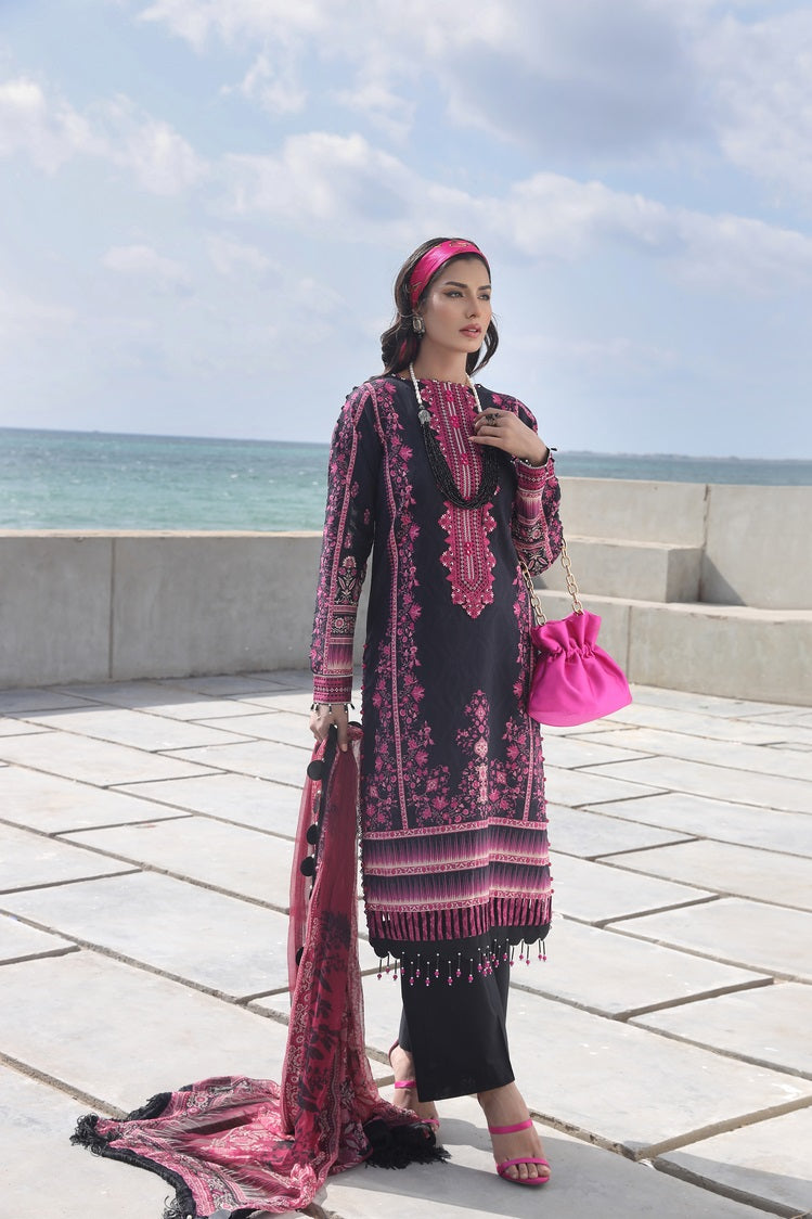 Picture of Ellena - 3-PC Unstitched Printed Lawn - Available at Raja Sahib