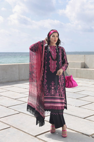 Ellena - 3-PC Unstitched Printed Lawn